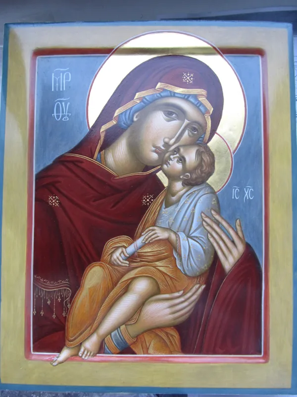 Богородица .поясная